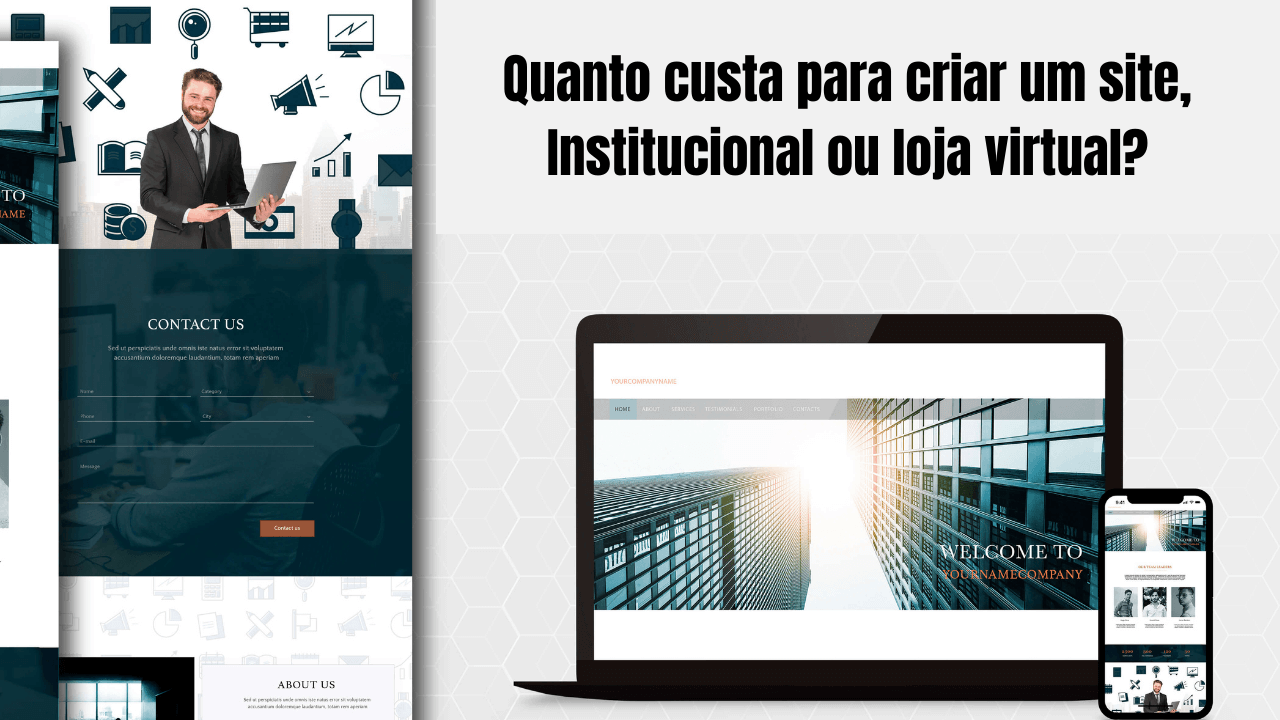 Quanto custa para criar um site Institucional ou loja virtual?